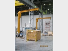 Краны на колонне на заводе Siemens