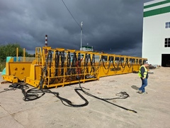 Монтаж трехтележечного крана WERKER г/п 50/25+25 т 