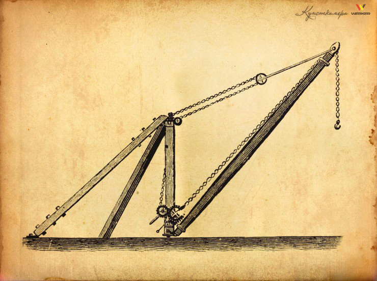 Стреловой стационарный кран (ныне - кран – «Пионер»).
